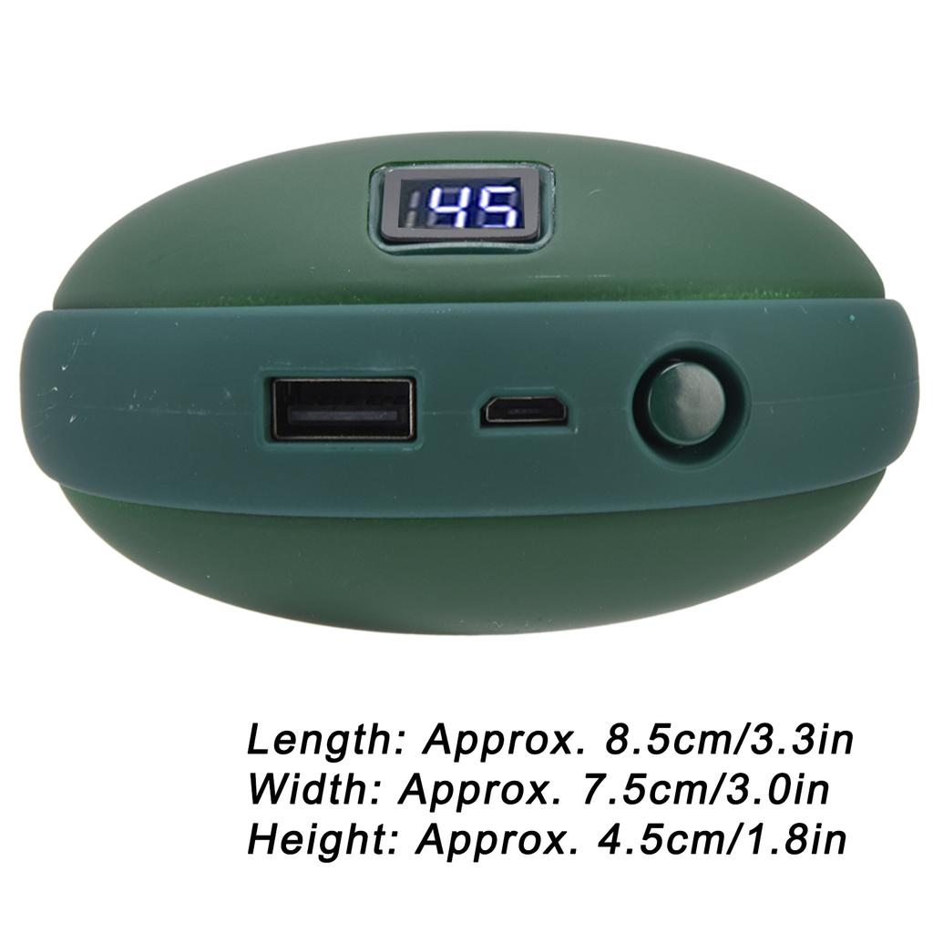 10000mAh 2 in 1 Mini Hand Warmer USB Rechargeable Electric Handy Warmer Winter Heating Tools