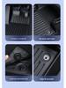 Tesla Model Y/3 TPE Front & Rear Trunk Mats and Foot Pad