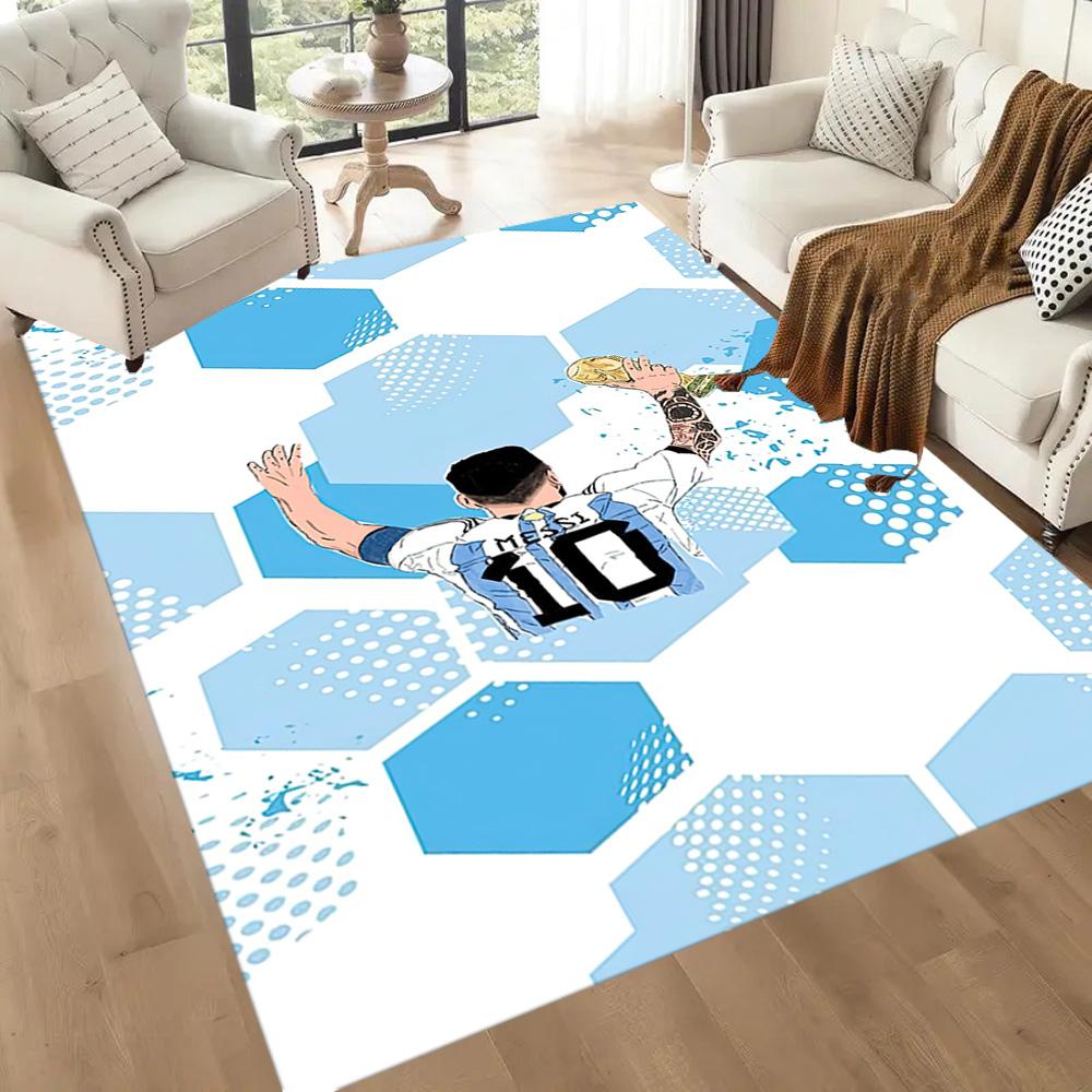 Argentina Football Celebration Square rugs are a great choice for living rooms, bedrooms, home décor, and as gifts.