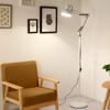 Black/white Iron Floor Lamp with Adjustable Angle, Suitable for Bedroom, Study and Living Room Home Decoration Lamp.