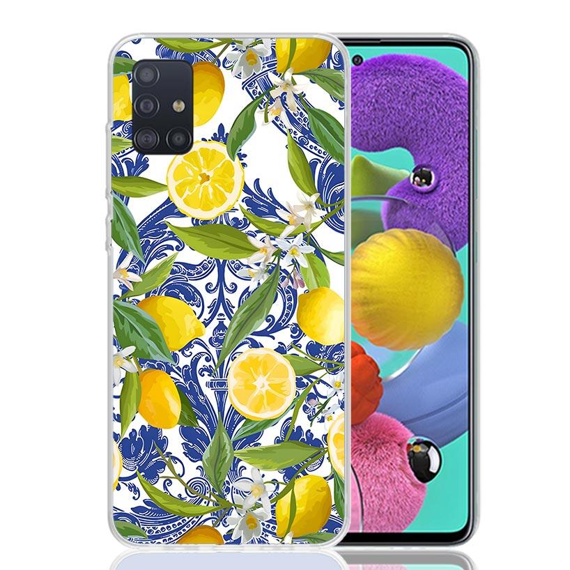 

Citrus Limon Linnaeus Phone Case for Samsung Galaxy A52 A51 A50S A12 A22 A32 A72 A10S A30S A31 A71 Note 20 Ultra 10 Plus S10 Gal Samsung A72