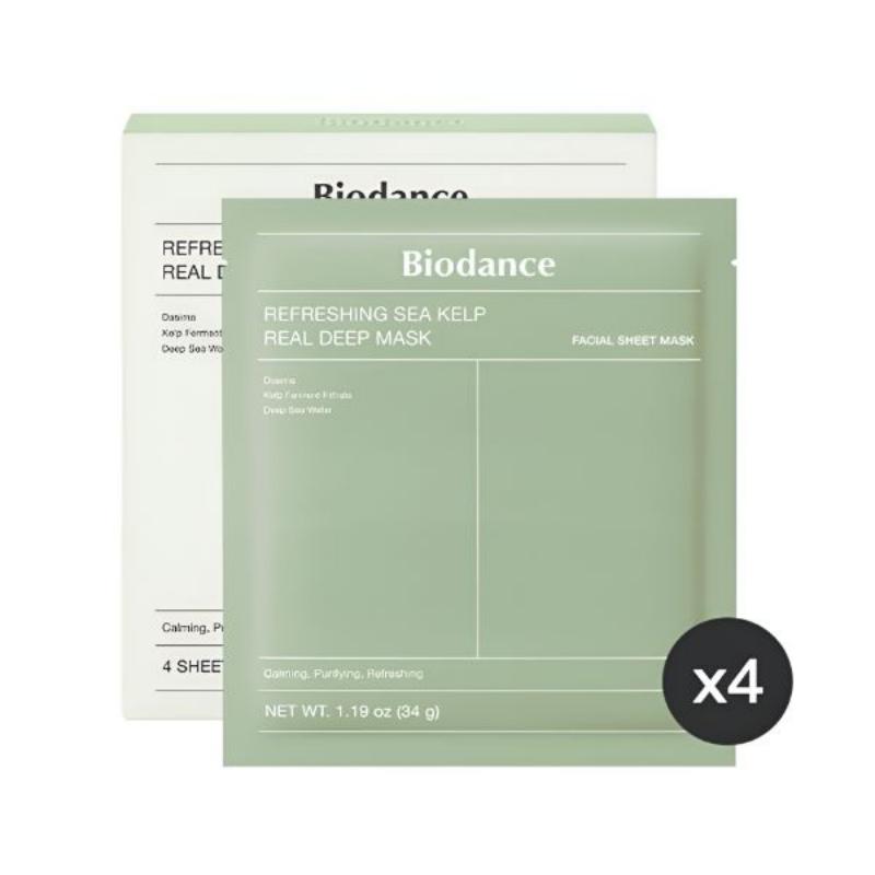 Biodance Refreshing Sea Kelp Real Deep Mask 34g* 4 EA