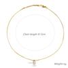 Commuting Fashion Versatile Pearl Necklace Ol Elegant Titanium Steel Necklace Women Do Not Fade