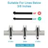 Boat Fender Clips, Pontoon Boat Fender Clips, Adjustable Pontoon Boat Square Rail Fender Clips/Clamps/Pontoon Bumper Hanger, 4 Pack