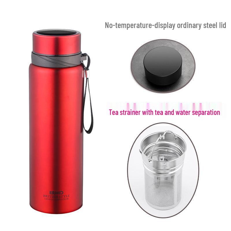 Large Capacity Stainless Steel Insulated Travel Kettle with Lanyard - Customizable Sports Water Bottle