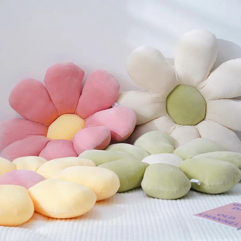 Fashion Flower Cushion Soft Chair Nordic Style Office Sedentary Cute Student Dormitory Butt Cushion Pillow Cushions Home Decor