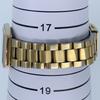 New Batteries Working Good RADO DIASTAR 110.9518.3 Quartz QZ Square Black and Blue Dial Gold Tone Stainless Steel 3-Hand Watch Cleaned