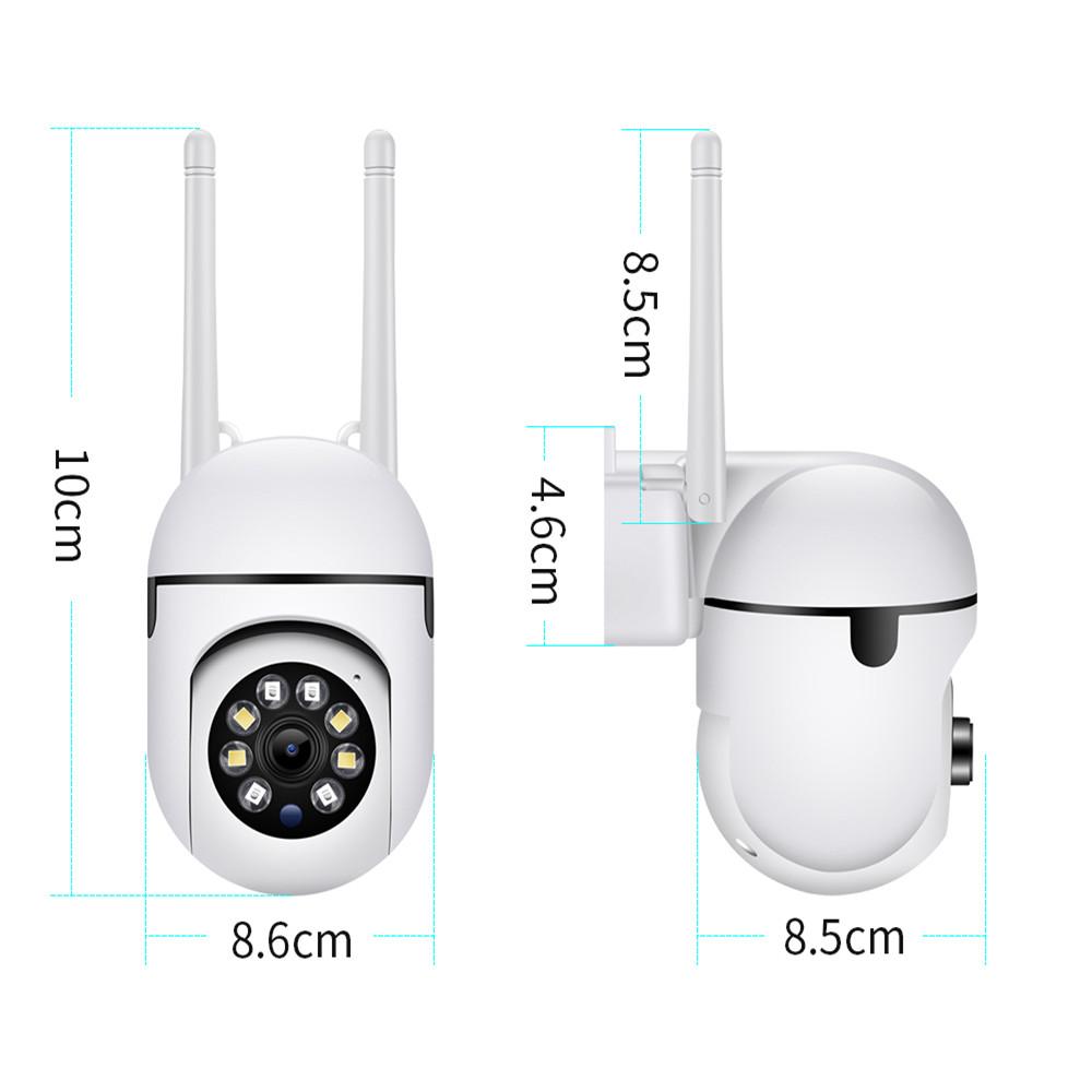 Outdoor WiFi 1080P Home Security Cameras 2.4Ghz 360° View, 2-Way Audio Cameras