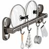 No Drill Kitchen Utensil Hanger Removable Wall-Mounted Hanging Rod  Bedroom