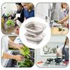 Foldable Kitchen Strainer and Vegetable Strainer Set - Double-Layer Draining Basket, Fruit Bowl, Perfect for Draining Noodles and Vegetables