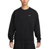 Nike Moletom de Gola Redonda Solo Swoosh Masculino Tops Preto DX0812-010