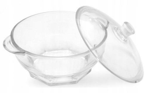 Heat-resistant Glass Vase with Lid, 2.5 L