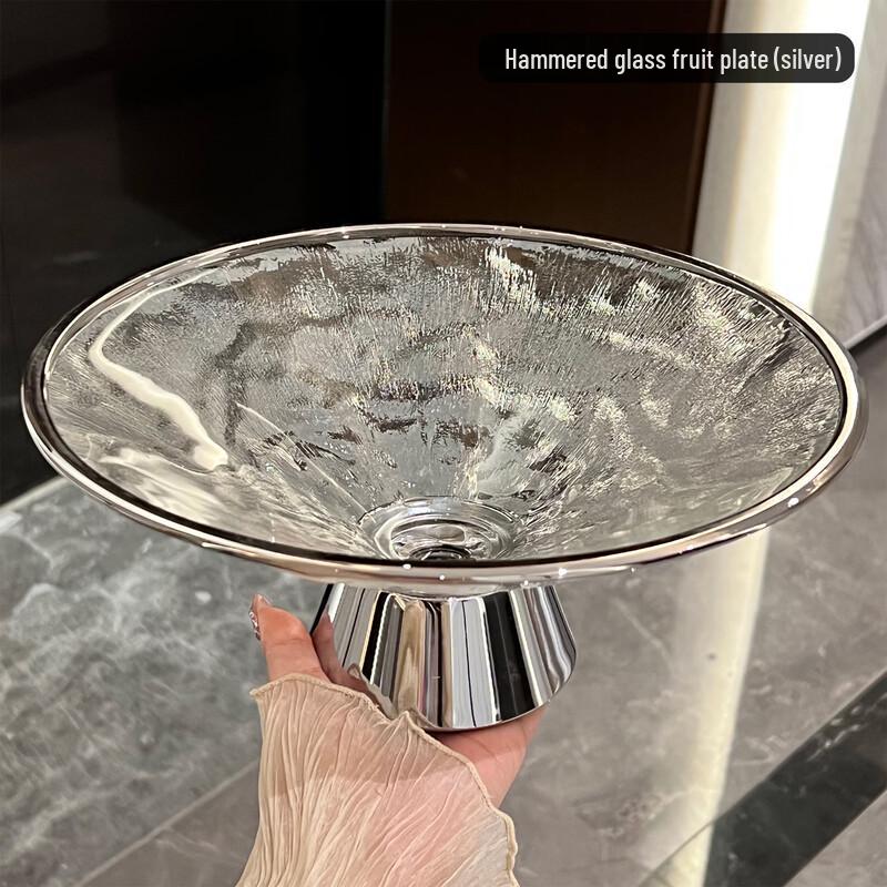 Light Luxury Glass Fruit Plate