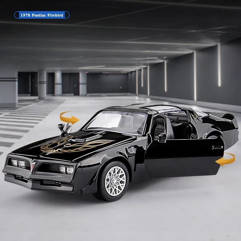 Simualtion 1:36 Pontiac Firebird Alloy Sports Car Model Diecast Metal Toy Vehicles Childrens Toy Collection miniature voiture