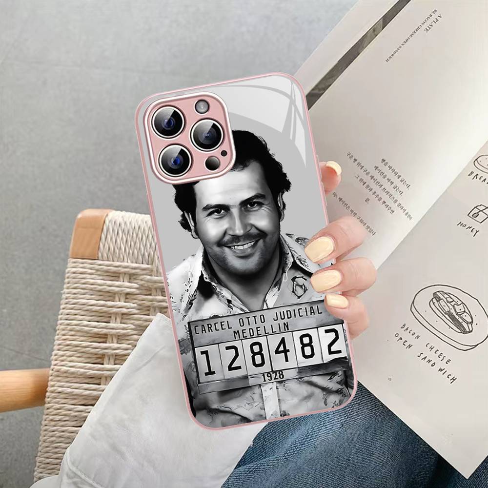 Narcos TV-Serie Pablo Escobar Für IPhone 14 13 12 Mini 11 Pro XS Max X XR 14 Plus Gehärtetes Glas Cover