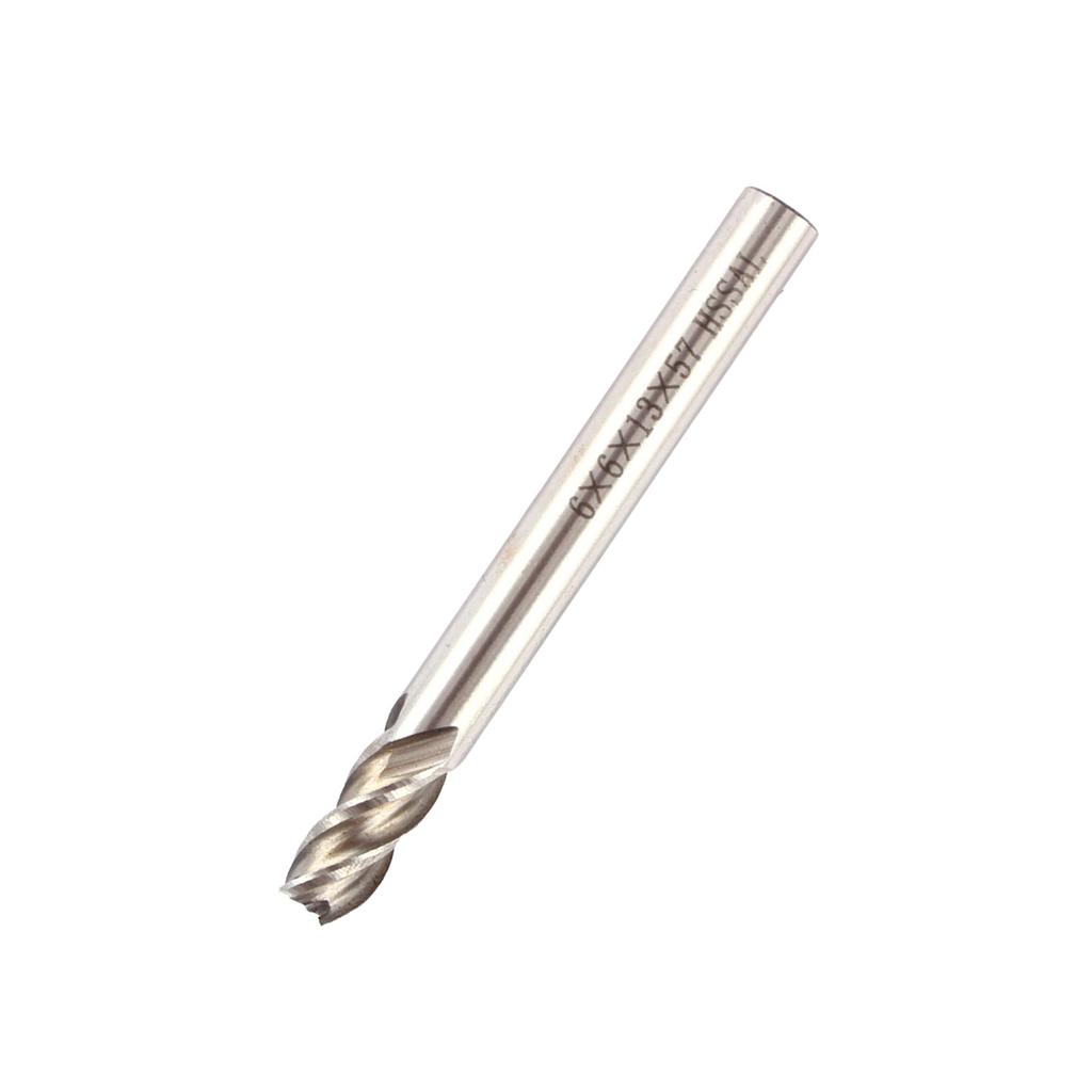 High Quality 4mm 12mm HSS CNC Straight Shank 4 Flute End Mill Cutter Drill Bit
