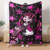 1Pc Monster High Starry Night Blanket For Couch Bed Plush Cozy Fuzzy Blanket Super Soft Warm Blankets For Fall And Winter 091828