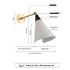 American Retro Foldable Brass Long Arm Wall Lamp