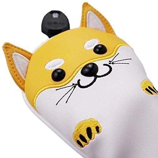 Waterproof Golf Headcover for 440cc and 460cc Golf and Features an Akita Dog and Samoyed Design Akita Dog Drivers, Clubs, Woods, Utilities, UTs.