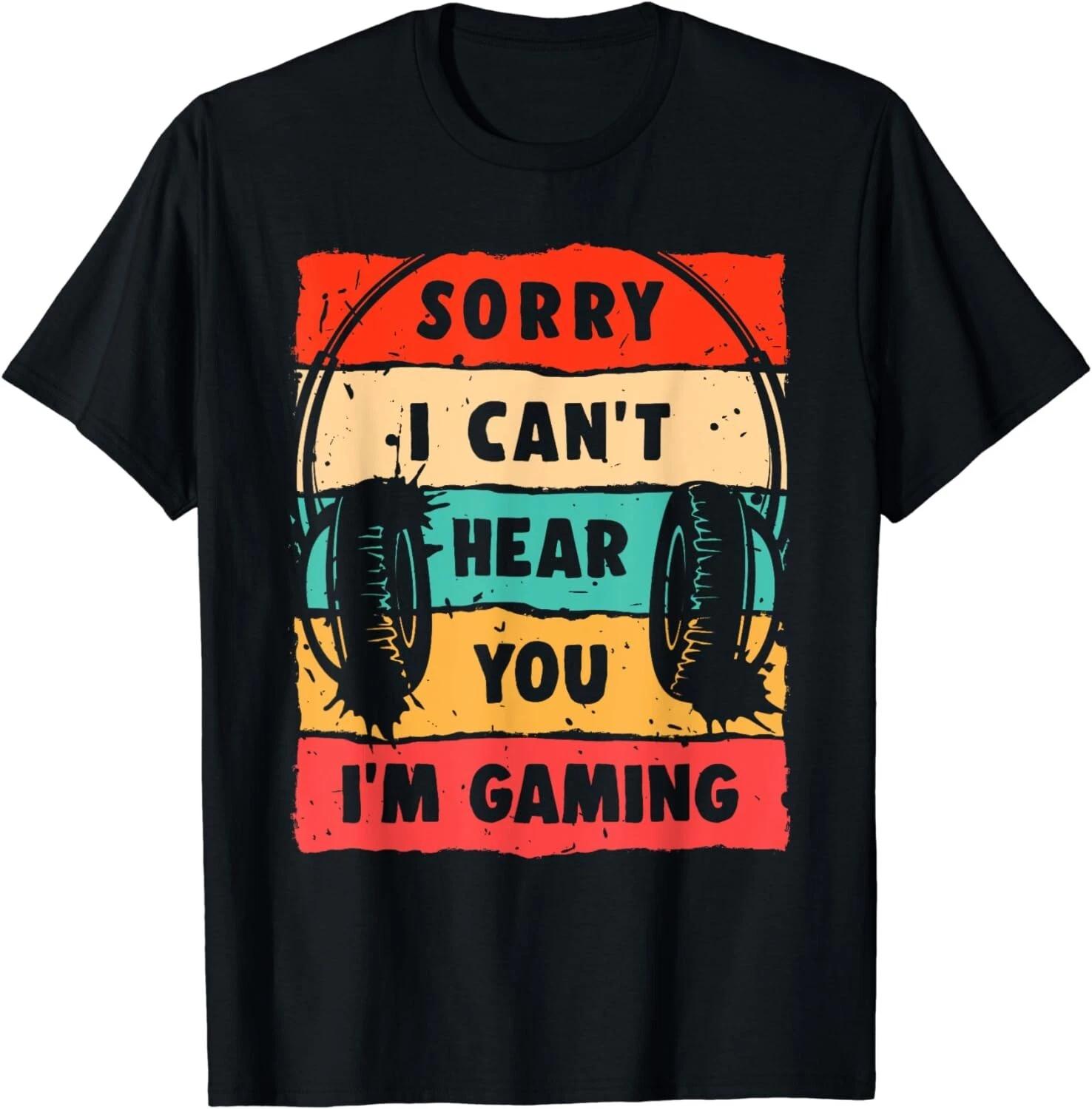 Funny Gamer Shirt for Teens Boys Men Video Gaming Gift Unisex T-Shirt S
