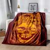 Death Flannel Blanket Soft Warm All-Season Throw, Design for Camping, Car Travel, Hiking Sofa, Bed, Office Perfect Gift for Parties