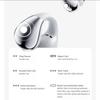 QCY Ear Clip Headphones, Open-Ear Wireless Bluetooth Earphones, With Long Battery Life, Silver Color, Type-C Charging