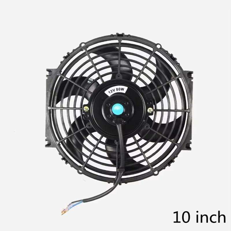 10 80w High Power Electric Car Engine Radiator Cooling Fan 12V