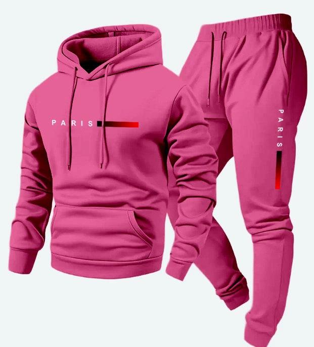 2025 Men's Hoodie & Joggers Set: Printed Logo, Loose Fit, Long Sleeve