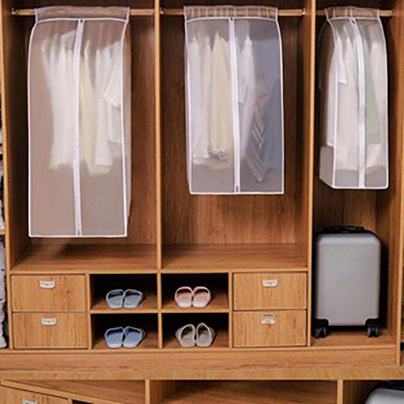 Clothes Storage Cover Transparent Dust Cover for Hanging Clothes Organizer Waterproof Dustproof Wardrobe Clothes Cover YWFCZ04