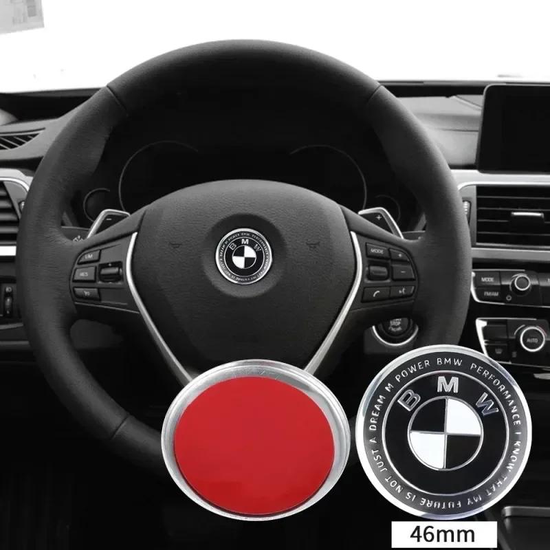 2025 Heiß 45mm Für BMW Auto Lenkrad Abzeichen Aufkleber Dekoration Zubehör Für BMW E46 E85 E60 F10 E39 F30 E36 F20 E87 E90 E7