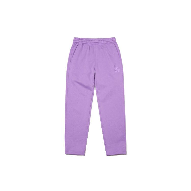 New MLB Knitted Sports Pants Unisex Purple 3ATP00114-07LDS