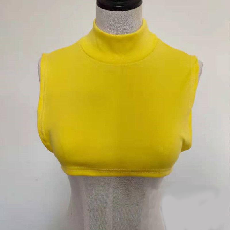 Halbhoher Kragen, falscher Kragen mit Schal, Pullover für Damen, um warm zu halten und die Halswirbelsäule zu schützen, Halsbedeckung, einfarbig, dekorativer falscher Kragen