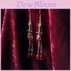 Geometric Heart Shaped Halloween Dagger Earrings With Electroplated Zinc Alloy For Women