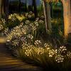 2 Modes Switching LED Floral Firework 6/810 Heads Solar Lawn Lamp Landscape Lighting Party