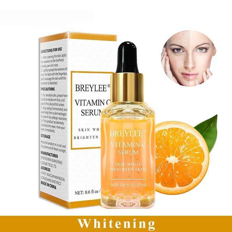 BREYLEE - Anti-Aging Vitamin C and Vitamin E Serum for the Face, Anti-Aging, Whitening, Essence, Topical Oil, Hyaluronic Acid, Cosmetic, 17ml