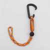 Outdoor Tactical Carabiner Keychain: Emergency Paracord Lanyard with Anti-Loss Buckle