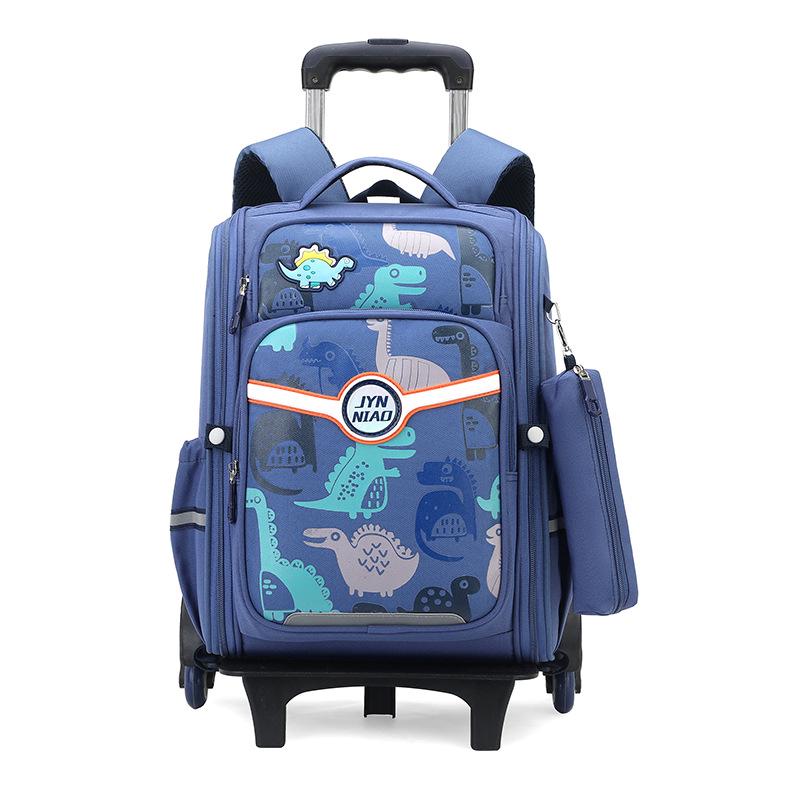 Sacs à dos à roulettes légers pour les classes de CM1-6ème: Sacs à dos détachables à double usage pour garçons et filles