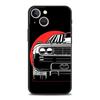 JDM Tokyo drift Sports Car Lamp For iPhone 11 12 13 15 14 Pro Max Phone Case X XR XS 7 8 Plus SE 2020 Luxury Soft Cover Funda