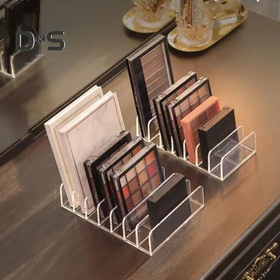 2 Adet Makyaj Göz Farı Paleti Düzenleyicileri 7 Bölmeli Şeffaf Kozmetik Ekran Depolama Tutucuları