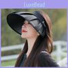 Ice Silk Summer Wide Brim Hat With Breathable Design For Outdoor Sunshade