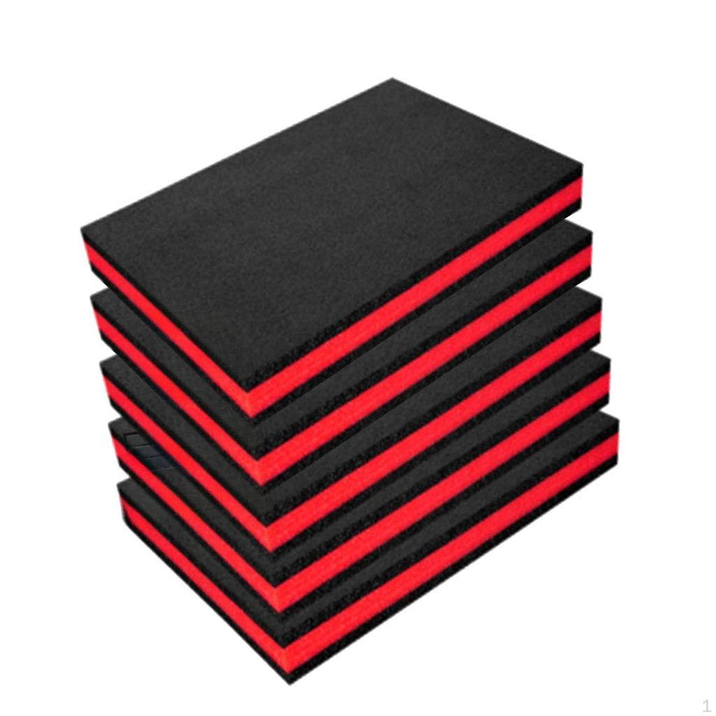 5 Pack Tool Box Foam Inserts for Crafts and Storage Solutions