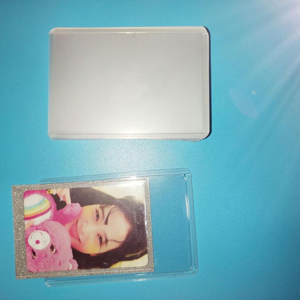 B8 Double-Sided Transparent 3-Inch Photo Card Sleeve for Small Card Protection