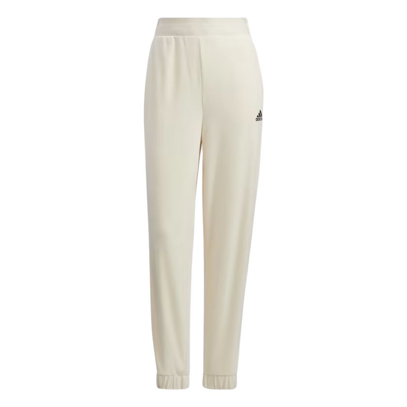 Adidas Embroidered Logo Jogger Sweatpants Women Bottoms Off-White HG1824