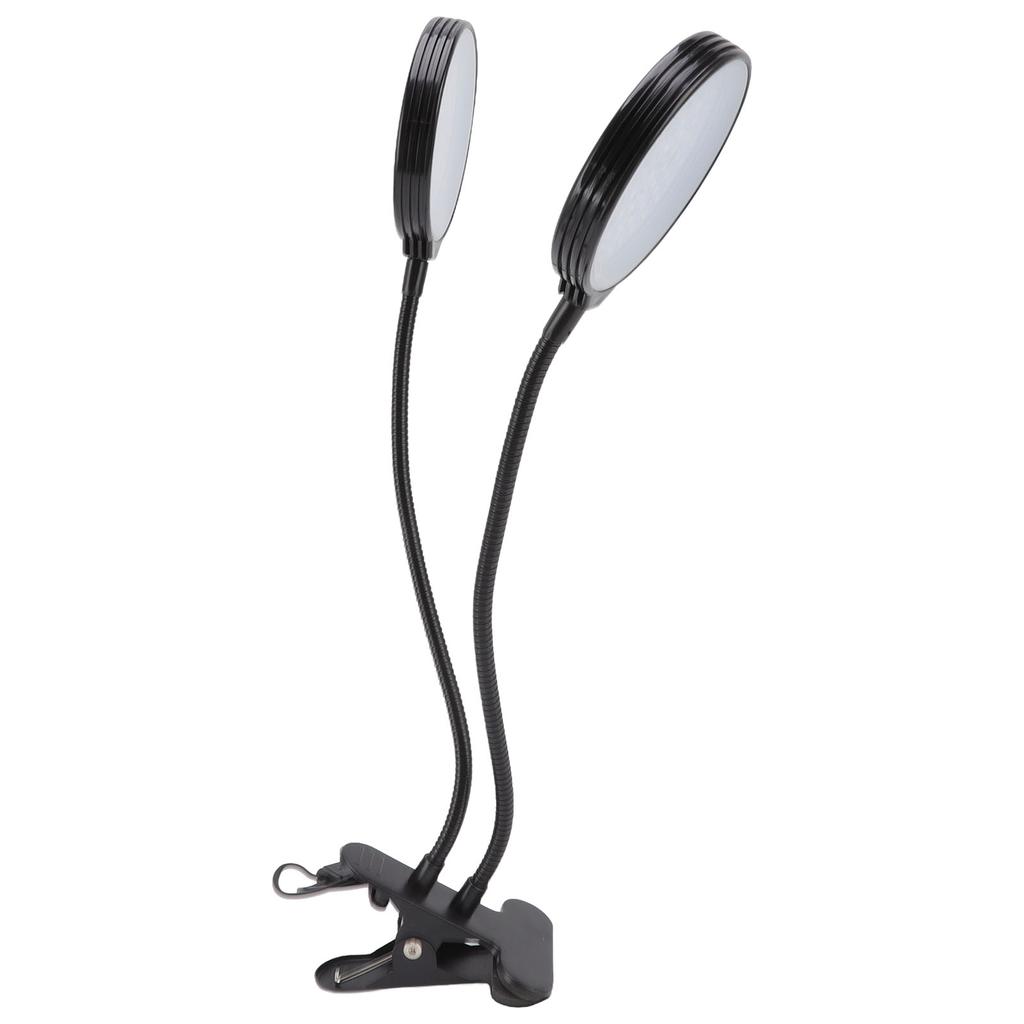 30W Double Head LED Plant Growing Lights Clip On 5 Level Brightness Grow Lamp for Indoor Plants