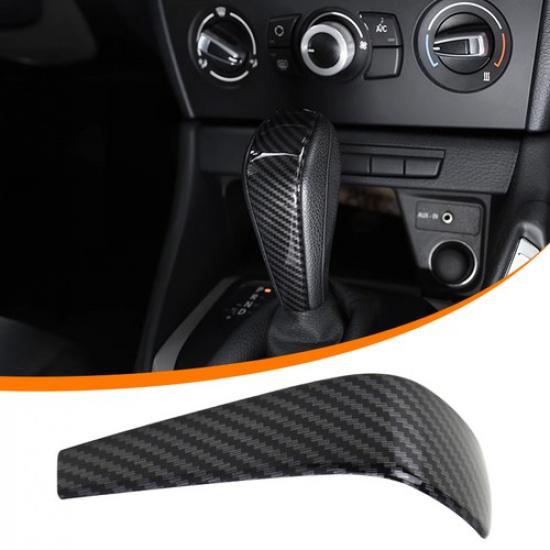 Exact-Fit Carbon Fiber Gear Shift Knob Trim Cover For BMW E90/E92 328I 06-12