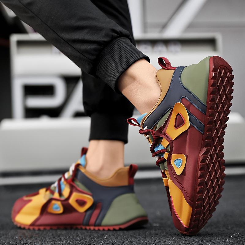 Herrenschuhe New Daddy Schuh Farbe Kampf Persönlichkeit Casual Sportschuhe Herren interne Erhöhung Schuhe