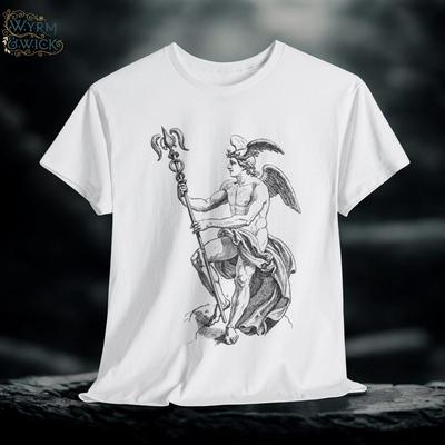 Graficzny T-shirt Hermes, Koszulka Unisex z Mitologią Grecką