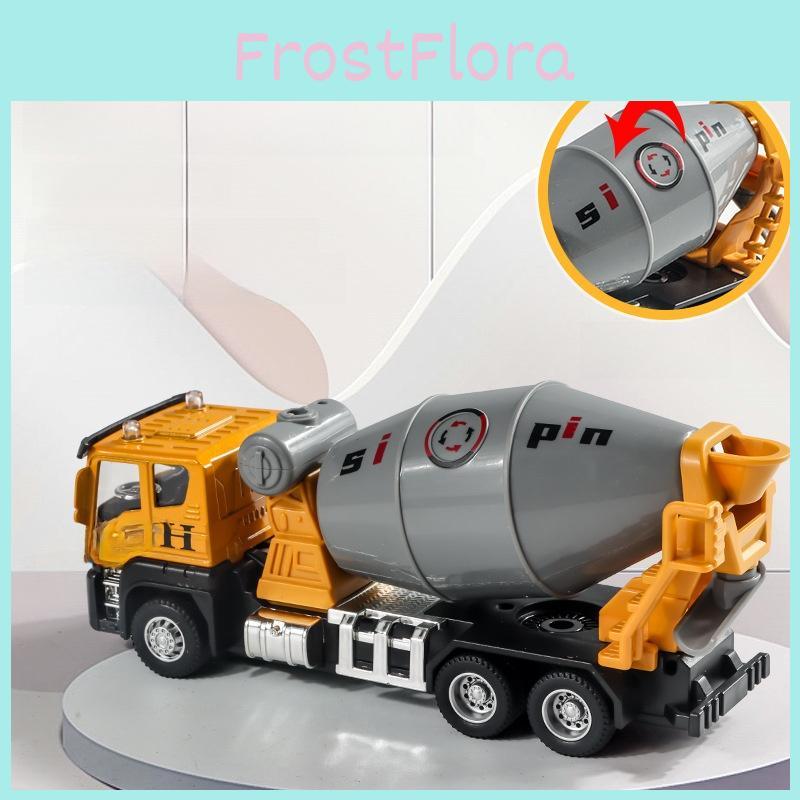 Engineering Vehicle Alloy Inertia Construction Toy For Kids Playroom