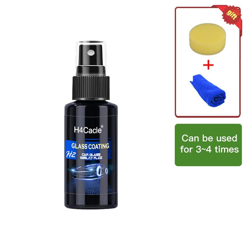 

H4Cacle Водоотталкивающий спрей Покрытие против дождя для автомобильного стекла Гидрофобная жидкость против дождя Зеркало лобового стекла Маска для автомобиля 50ML