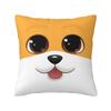 Cute Pet Dog Corgi Throw Pillow Case Cm Decor Home Cushion Cover Soft Polyester Pillowcase Doublesided Printing
